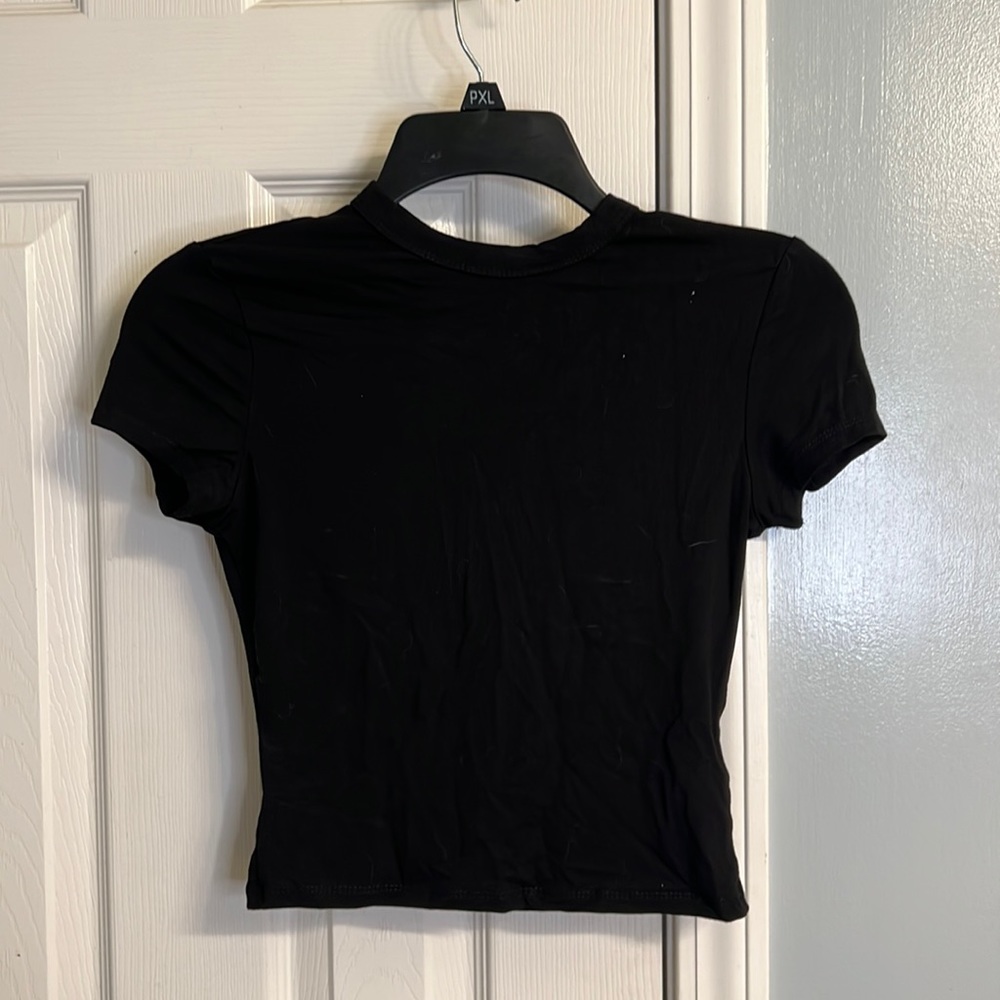 Black Crop Top - SHEIN